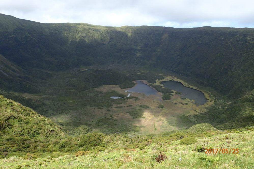 Der grosse Krater,. heute Naturparadies